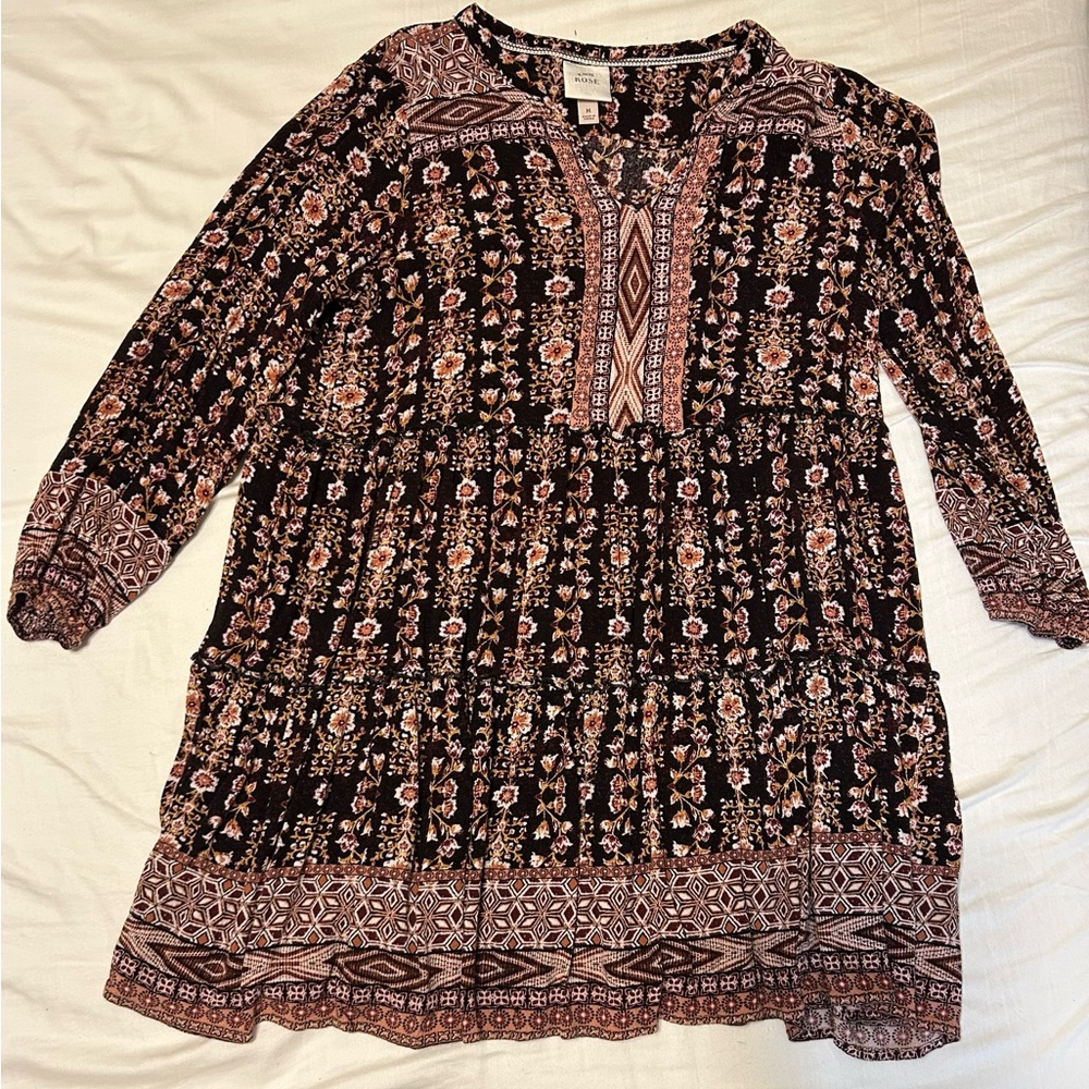 Knox Rose Floral Babydoll Dress